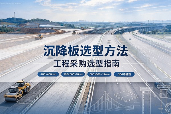 余干沉降板选择方法
