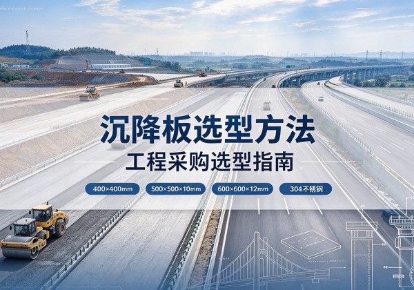 余干沉降板选择方法